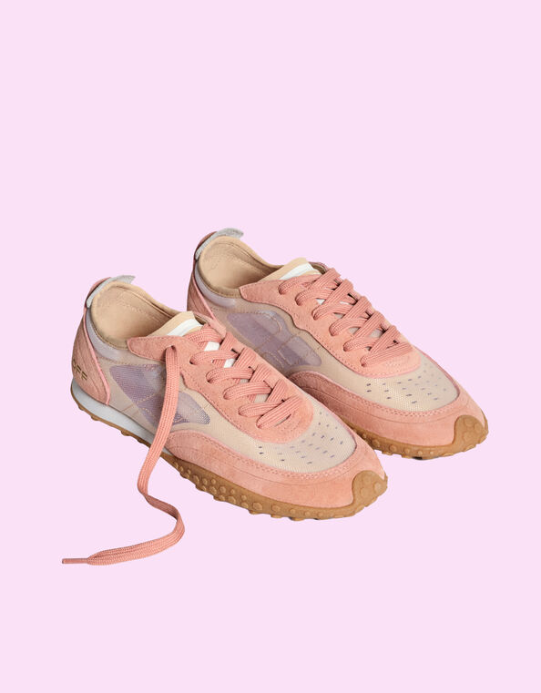 Hoff Bridge Mesh Trainers, Orange (PEACH), large