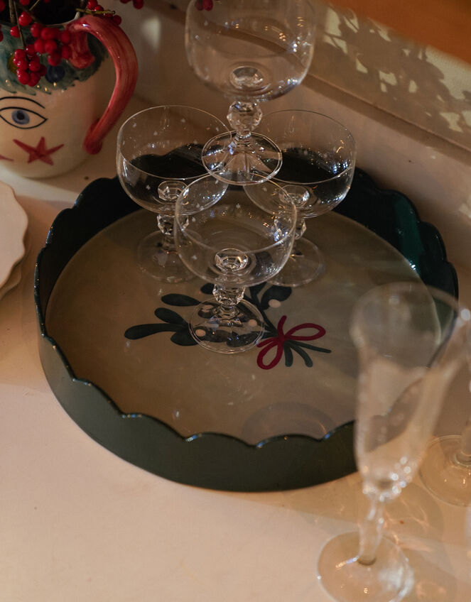 Anna + Nina Mistletoe Serving Tray, , large