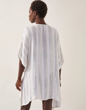 Sana Sequin Embellished Kaftan, Ivory (IVORY), large