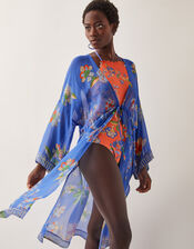 Kaia Floral Print Cover Up, , large