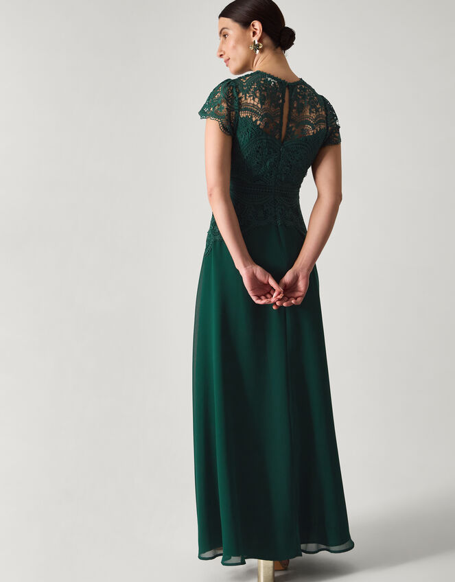 Monica Lace Bridesmaid Dress, Green (GREEN), large