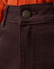 Leah Barrel Jeans, Brown (CHOCOLATE), large