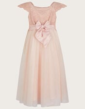 Estella Embroidered Dress, Pink (PINK), large