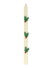 Meri Meri 2-Pack Holly Christmas Taper Candles, , large