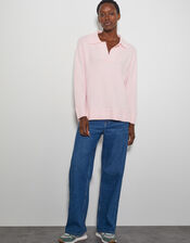 Carla Collar Jumper, Pink (PINK), large