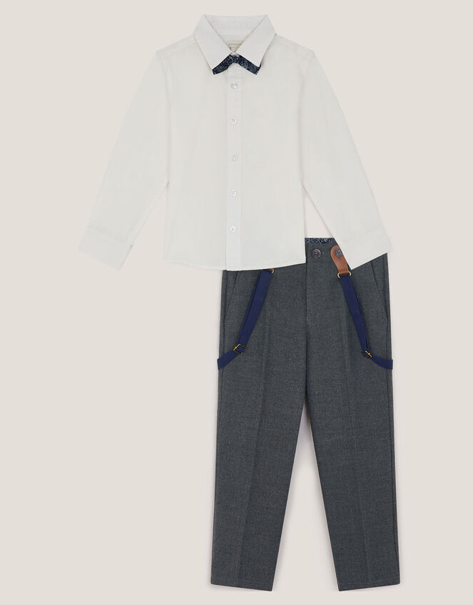 Arthur 4-Piece Smart Shirt & Trousers, Grey (GREY), large