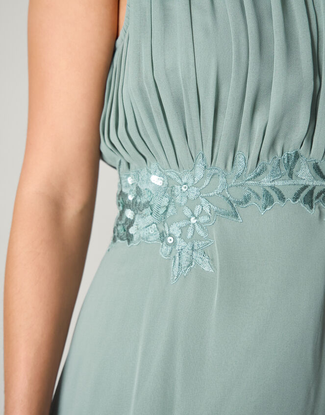 Elodie Lace Chiffon Bridesmaid Dress, Green (SAGE), large