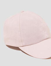 Isha Linen Baseball Cap, Pink (PINK), large