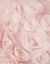 Evangaline Rose Appliqu&eacute; Tulle Dress, Pink (PINK), large