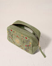 Elizabeth Scarlett Earth Goddess Velvet Make Up Bag, , large