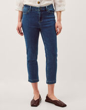 Idabella Crop Skinny Jeans, Blue (MID AUTHENTIC BLUE), large