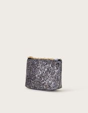 Glitter Chain Strap Bag, , large