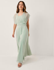 Maddison Multiway Chiffon Dress, Green (SAGE), large