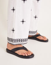 90s Platform Sandals, Black (BLACK), large