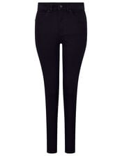 Nadine Regular Length Jeans with Organic Cotton, Black (BLACK), large
