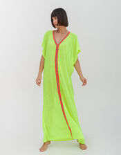 Pitusa Inca Kaftan Maxi Dress, Yellow (LEMON), large