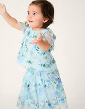 Baby Roma Floral Print Ruffle Top & Skirt Set, Multi (MULTI), large