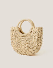 Floral Basket Bag, , large