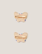 2-Pack Sequin Butterfly Hair Clips, , large