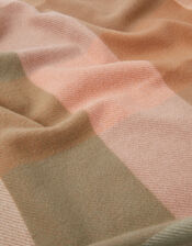 Essa Check Print Scarf, , large