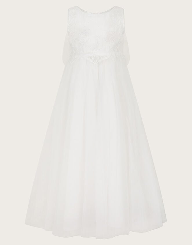 Alianthe Lace Bridesmaid Dress, Ivory (IVORY), large