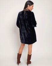 East Embellished Collar Dress, Blue (NAVY), large