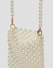 Embellished Pearl Phone Bag, , large