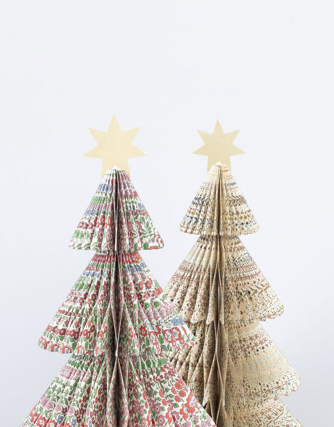 3-Pack Meri Meri x Liberty Paper Christmas Trees, , large