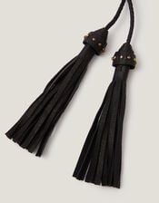 Leather Tassel Belt, , large