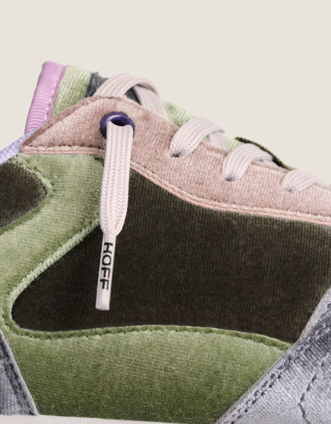 Hoff City Emerald Velvet Trainers, Multi (MULTI), large