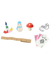 6-Pack Meri Meri Stripe Velvet Bow Christmas Crackers, , large