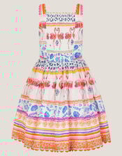 Sequin Embellished Flamingo Dress, Multi (MULTI), large