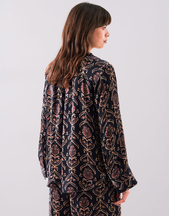 East Jesi Print Satin Blouse, Multi (MULTI), large