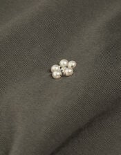 Embellished Long Sleeve Top, Grey (GREY), large