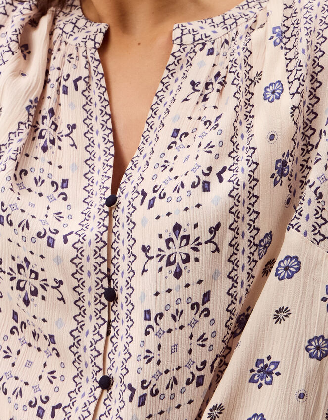 Bonny Print Blouse, Ivory (IVORY), large