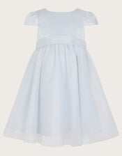 Baby Tulle Bridesmaid Dress, Blue (PALE BLUE), large