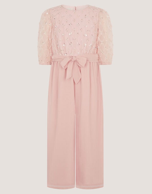 Gracie Embellished Party Jumpsuit, Pink (PINK), large