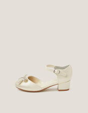 Diamant&eacute; Bow Closed Toe Heels, Ivory (IVORY), large