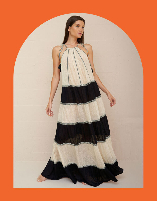 Pitusa Aegean Tiered Maxi Dress, , large