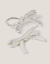 2-Pack Diamant&eacute; Bow Hair Clips, , large