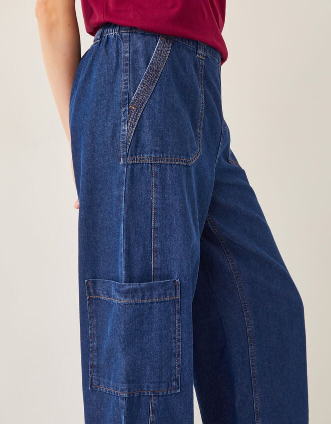 Harper Utility Jeans, Blue (MID AUTHENTIC BLUE), large
