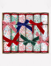 6-Pack Meri Meri x Liberty Velvet Bow Christmas Crackers, , large