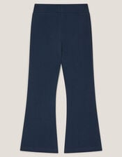 Unicorn Sequin Flare Leggings, Blue (NAVY), large