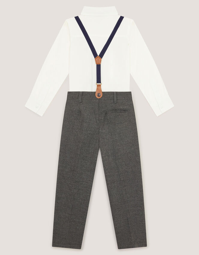 Arthur 4-Piece Smart Shirt & Trousers, Grey (GREY), large