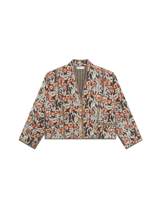 Maison Hotel Tadeo Floral Quilted Jacket, Multi (MULTI), large