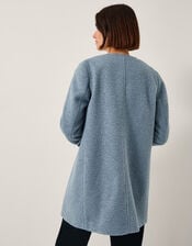 Lily Double Breasted Boucle Coat, Blue (PALE BLUE), large