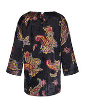 East Lucille Velvet Top, Black (BLACK), large