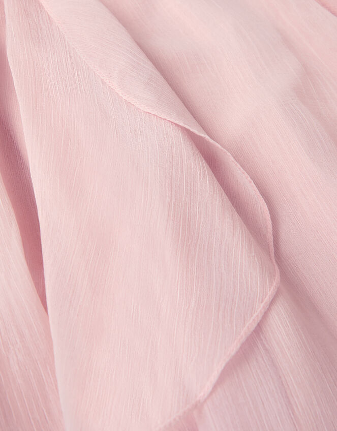 Joy Ruffle Chiffon Party Dress, Pink (PINK), large