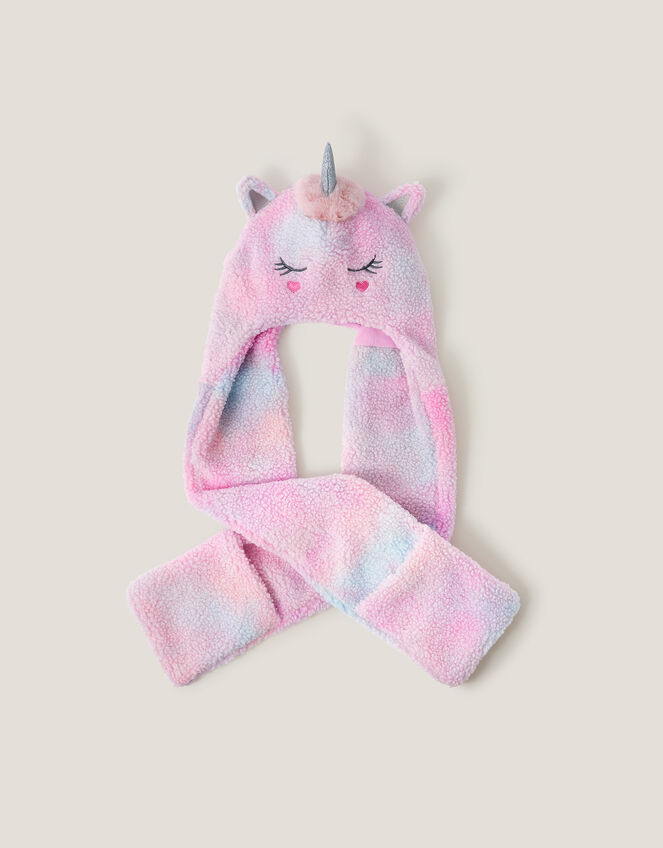 Unicorn 3-in-1 Hat Scarf, Multi (MULTI), large