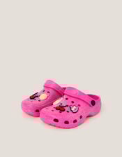 Glitter Fruity Charm Clogs, Pink (PINK), large